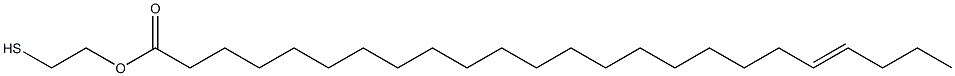 20-Tetracosenoic acid 2-mercaptoethyl ester 结构式