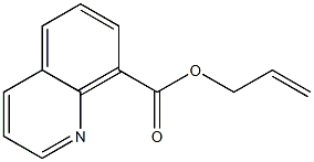 Quinoline-8-carboxylic acid 2-propenyl ester 结构式