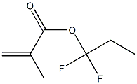 Methacrylic acid (1,1-difluoropropyl) ester 结构式