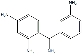 (3-Aminophenyl)(2,4-diaminophenyl)methanamine 结构式