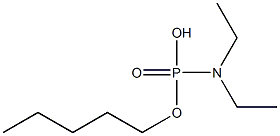 N,N-Diethylamidophosphoric acid hydrogen pentyl ester 结构式