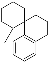 3,4-Dihydro-2'-methylspiro[naphthalene-1(2H),1'-cyclohexane] 结构式