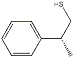 [R,(+)]-2-Phenyl-1-propanethiol 结构式