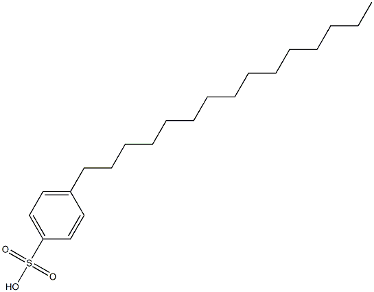 4-Pentadecylbenzenesulfonic acid 结构式