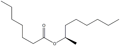 (-)-Heptanoic acid (R)-1-methylheptyl ester 结构式