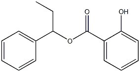 Salicylic acid 1-phenylpropyl ester 结构式