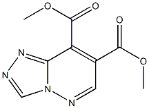 1,2,4-Triazolo[4,3-b]pyridazine-7,8-dicarboxylic acid dimethyl ester 结构式