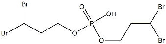 Phosphoric acid hydrogen bis(3,3-dibromopropyl) ester 结构式