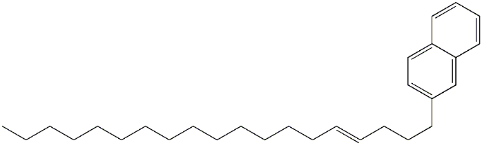 2-(4-Nonadecenyl)naphthalene 结构式