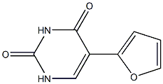 5-(2-Furyl)uracil 结构式