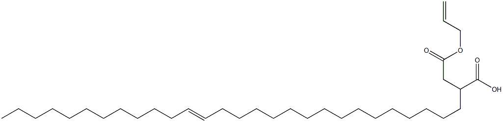 2-(16-Octacosenyl)succinic acid 1-hydrogen 4-allyl ester 结构式