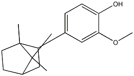 2-Methoxy-4-(2-bornyl)phenol 结构式