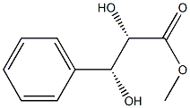 (2S,3R)-2,3-Dihydroxy-3-phenylpropanoic acid methyl ester 结构式