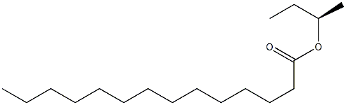 (-)-Myristic acid (R)-sec-butyl ester 结构式