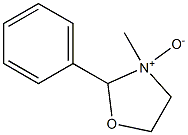 2-Phenyl-3-methyloxazolidine 3-oxide 结构式