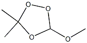 3-Methoxy-5,5-dimethyl-1,2,4-trioxolane 结构式
