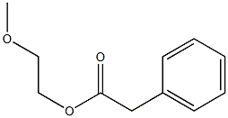 Phenylacetic acid 2-methoxyethyl ester 结构式