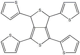 1,3,4,6-Tetra(2-thienyl)-1H,3H-thieno[3,4-c]thiophene 结构式