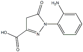 1-(2-Aminophenyl)-5-oxo-2-pyrazoline-3-carboxylic acid 结构式