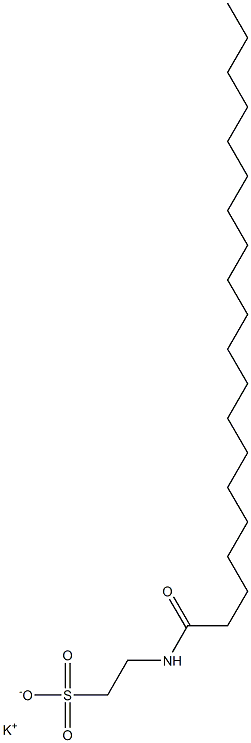 N-(1-Oxoicosyl)taurine potassium salt 结构式