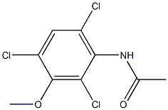 2'-Chloro-3'-methoxy-4'-chloro-6'-chloroacetanilide 结构式