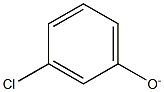 3-Chlorophenoxide 结构式