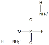 Fluoridophosphoric acid hydrogen ammonium salt 结构式