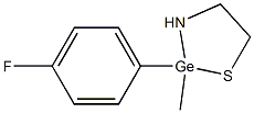 2-(4-Fluorophenyl)-2-methyl-1,3,2-thiazagermolidine 结构式