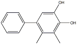 3,4-Dimethyl-5-phenyl-1,2-benzenediol 结构式