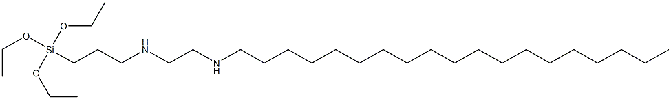 3-(Triethoxysilyl)-N-[2-(nonadecylamino)ethyl]propan-1-amine 结构式