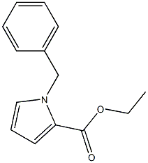 1-Benzyl-1H-pyrrole-2-carboxylic acid ethyl ester 结构式