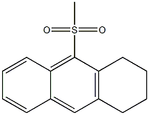 1,2,3,4-Tetrahydro-9-(methylsulfonyl)anthracene 结构式