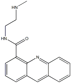 N-[2-(Methylamino)ethyl]-acridine-4-carboxamide 结构式