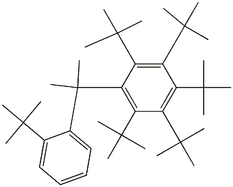 2-(Penta-tert-butylphenyl)-2-(2-tert-butylphenyl)propane 结构式