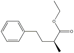 [S,(+)]-2-Methyl-4-phenylbutyric acid ethyl ester 结构式