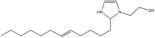 2-(5-Dodecenyl)-4-imidazoline-1-ethanol 结构式