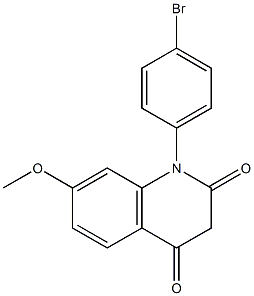 1-(4-Bromophenyl)-7-methoxyquinoline-2,4(1H,3H)-dione 结构式