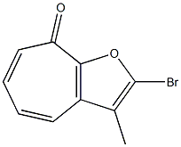 2-Bromo-3-methyl-8H-cyclohepta[b]furan-8-one 结构式