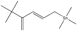 [(2E)-4-tert-Butyl-2,4-pentadienyl]trimethylstannane 结构式