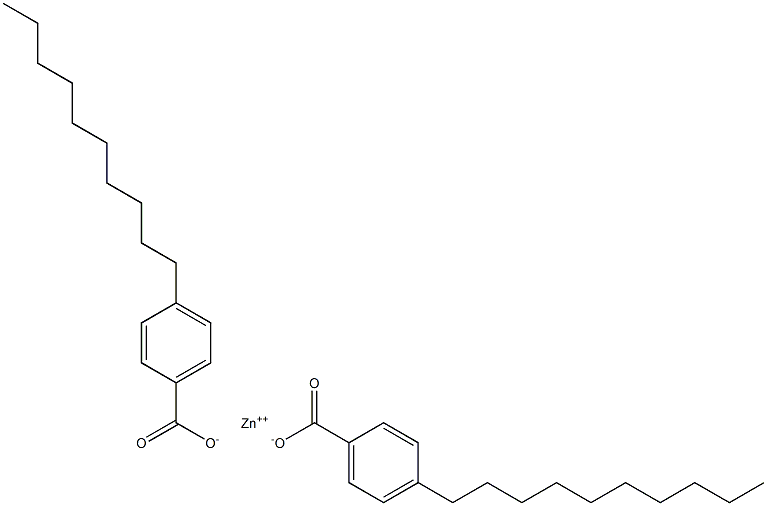 Bis(4-decylbenzoic acid)zinc salt 结构式