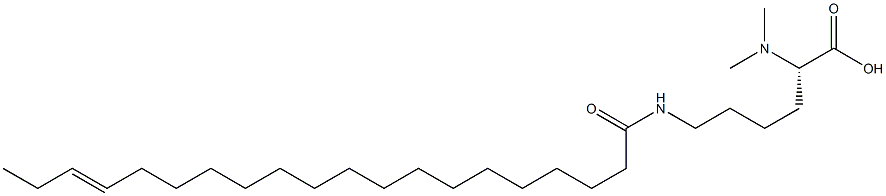 N6-(17-Icosenoyl)-N2,N2-dimethyllysine 结构式