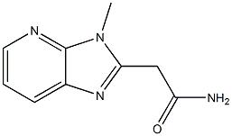 3-Methyl-3H-imidazo[4,5-b]pyridine-2-acetamide 结构式