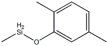 Methyl(2,5-dimethylphenoxy)silane 结构式