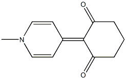 2-[(1-Methyl-1,4-dihydropyridine)-4-ylidene]-1,3-cyclohexadione 结构式