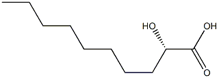 (2S)-2-Hydroxydecanoic acid 结构式