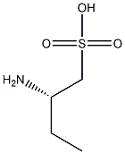 [S,(+)]-2-Amino-1-butanesulfonic acid 结构式