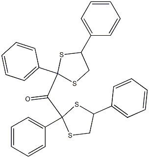 Phenyl(2-phenyl-1,3-dithiolan-2-yl) ketone 结构式