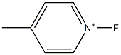 1-Fluoro-4-methylpyridinium 结构式