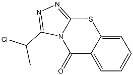3-(1-Chloroethyl)-5H-1,2,4-triazolo[3,4-b][1,3]benzothiazin-5-one 结构式