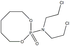 2-[Bis(2-chloroethyl)amino]-1,3,2-dioxaphosphocane 2-oxide 结构式